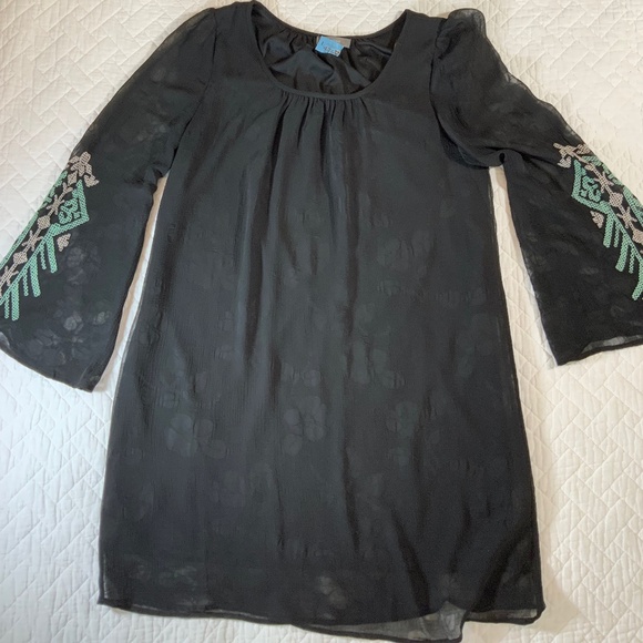 Umgee USA Women’s Black Long Sleeve Dress – Size 1XL – Cotton Blend (C114) - Picture 5 of 8